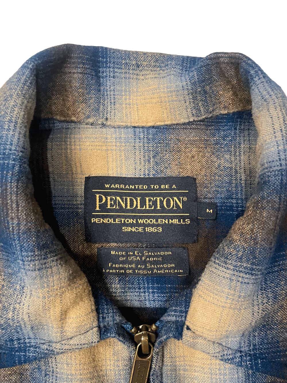 PENDLETON ZIP-UP WOOL SHIRT　JACKET