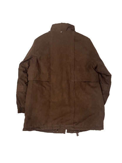 ST. JOHN'S BAY FAKE SUEDE PUFFER HALFCOAT