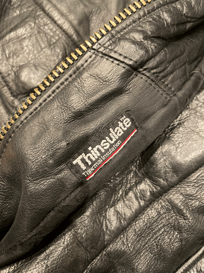 90'S LAND'S END A2 LEATHER JACKET