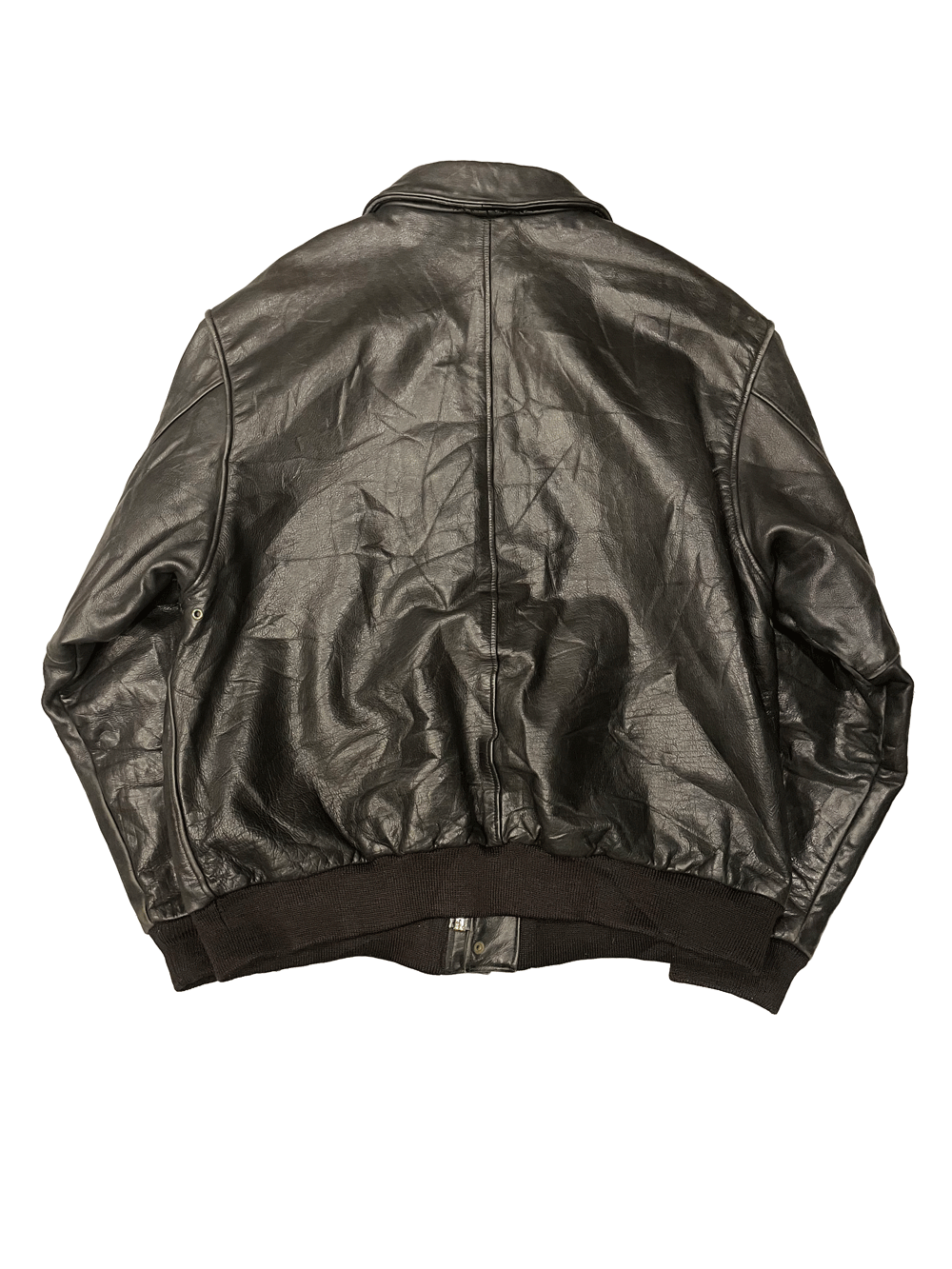 90'S LAND'S END A2 LEATHER JACKET