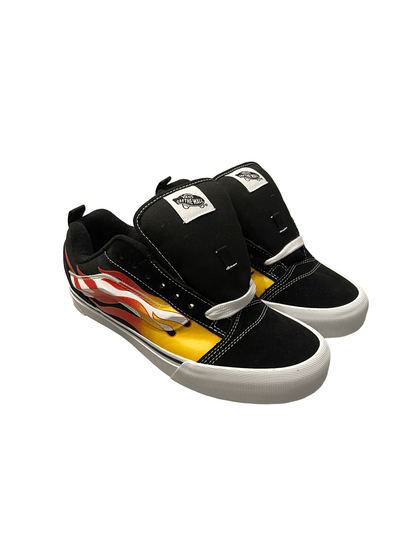 Vans Knu Skool Flame Black&Red Skate Shoes