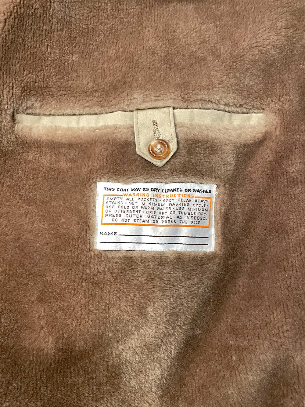 70'S "MIGHTY-MAC" Boa Coat