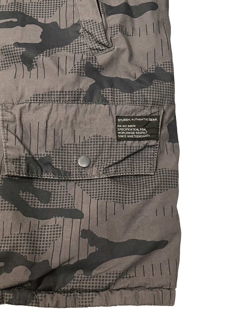 90'S STUSSY AUTHENTIC GEAR REVERSIBLE PUFFER JACKET