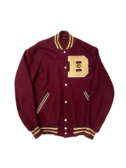70'S Town Shop FOR MEN "B" VARSITY JACKET
