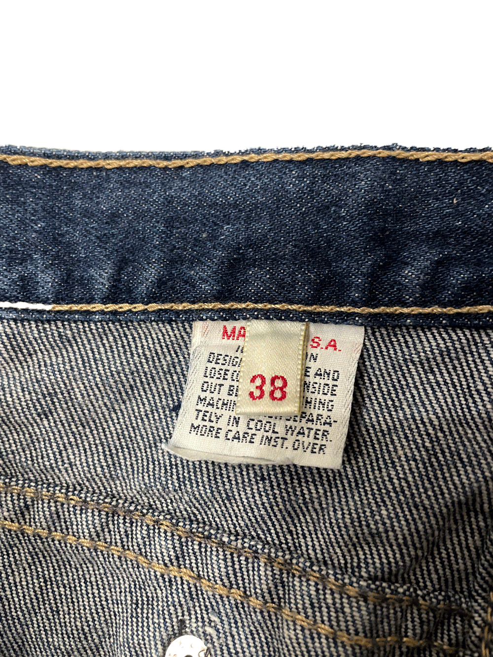 80'S "Calvin Klein" Denim Pants Made in USA
