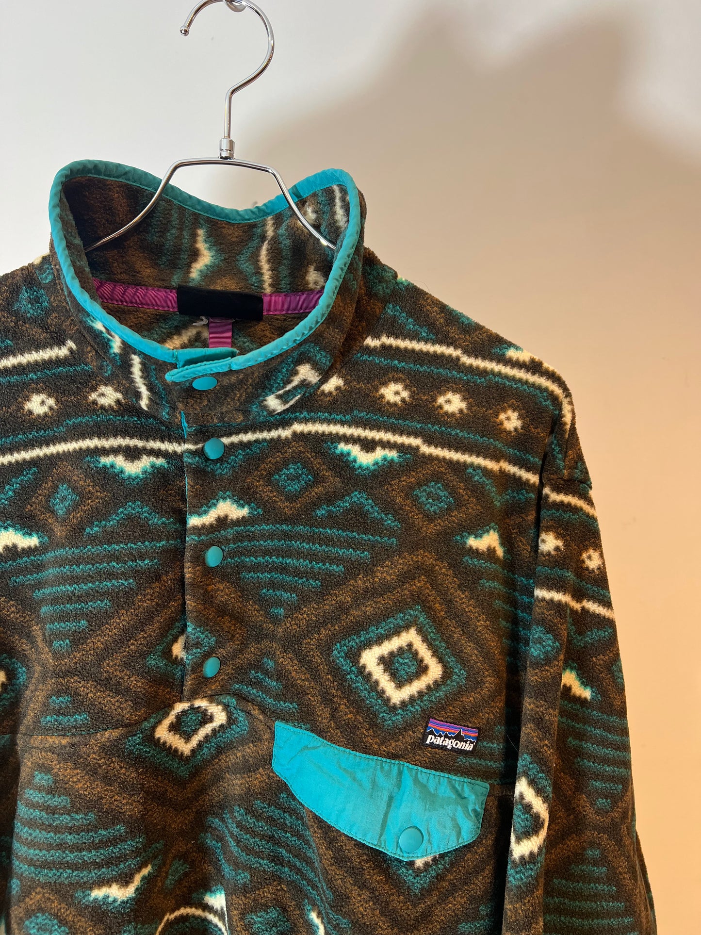 " Patagonia"synchilla Snap-T Fleece Pullover "Native Pattern