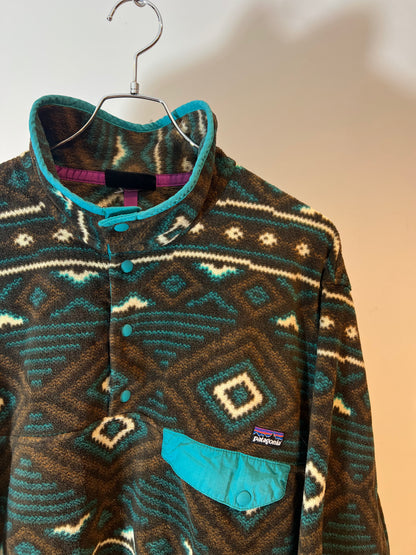 " Patagonia"synchilla Snap-T Fleece Pullover "Native Pattern