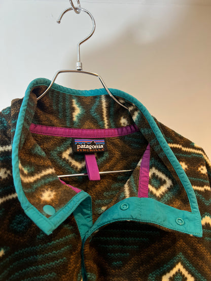 " Patagonia"synchilla Snap-T Fleece Pullover "Native Pattern