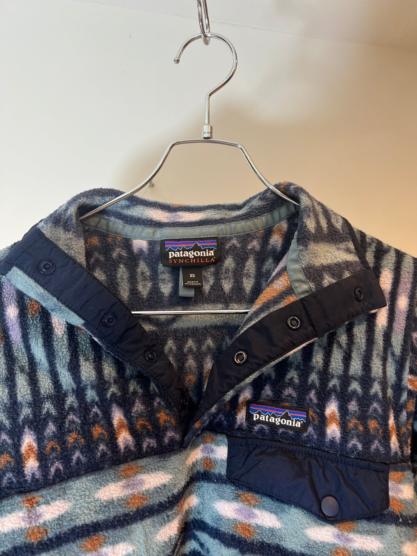 "Patagonia"Printed Synchilla Snap-T