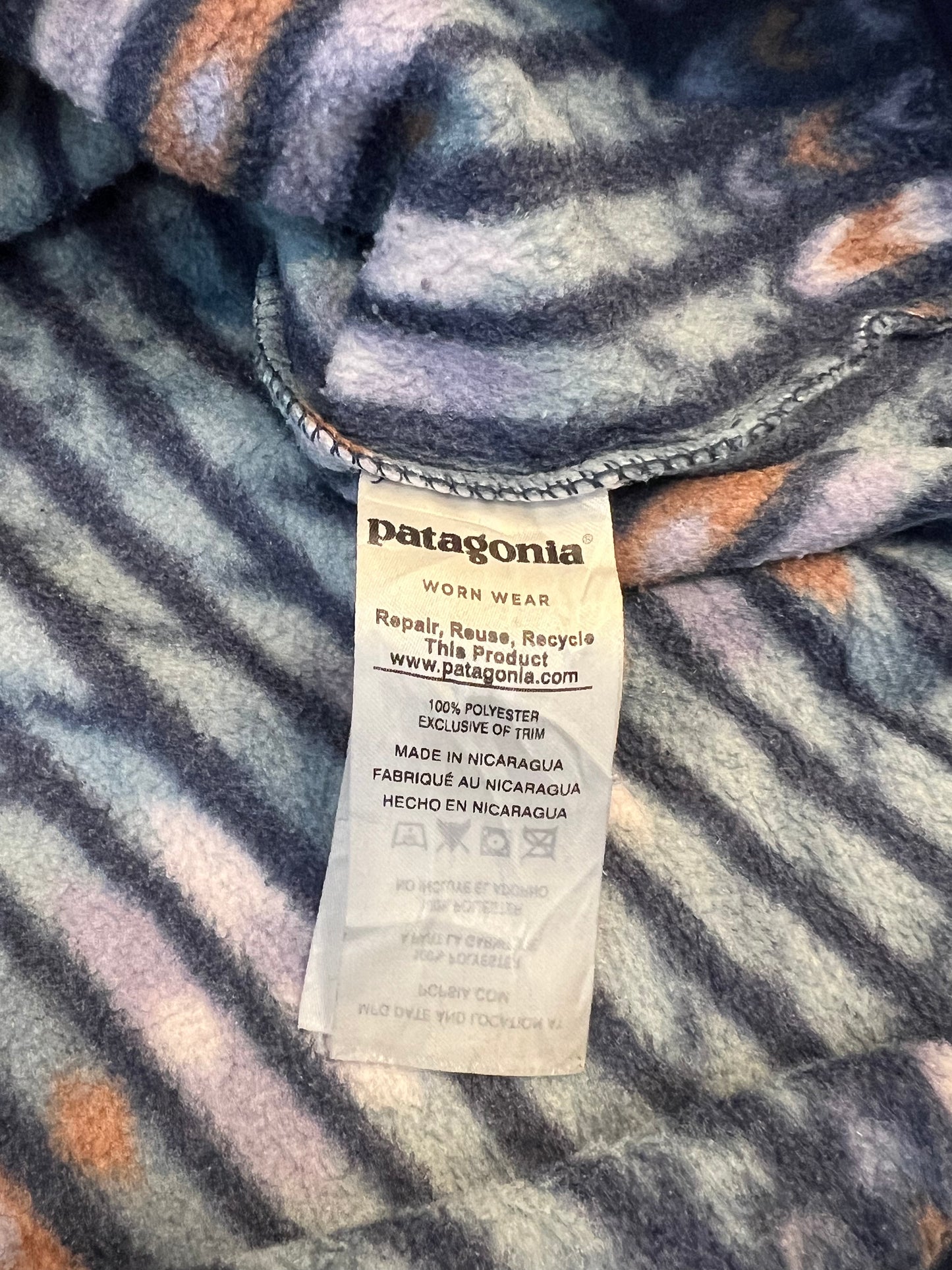"Patagonia"Printed Synchilla Snap-T