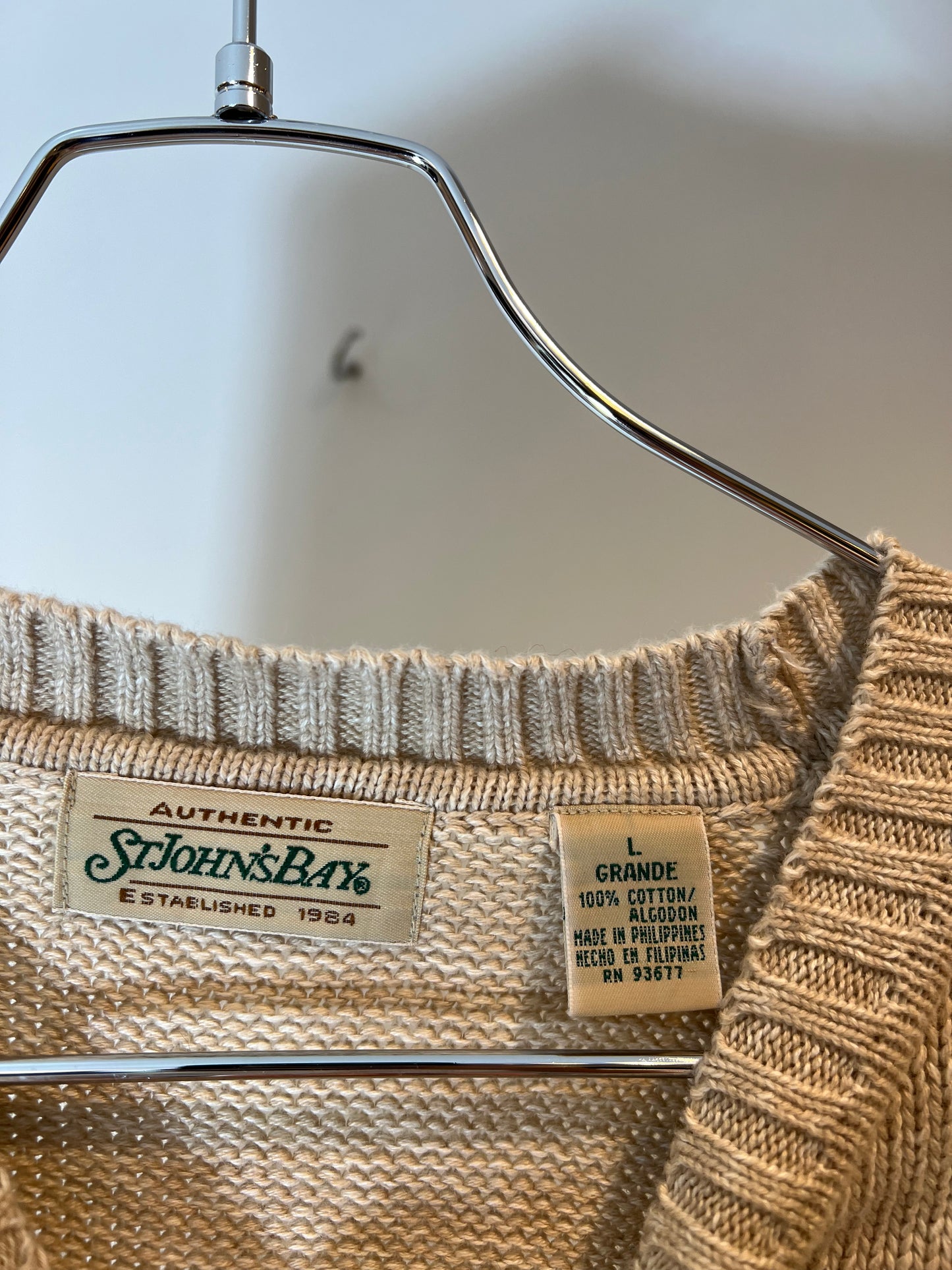 "Ｓt. John's Bay" Cotton Crewneck Knit