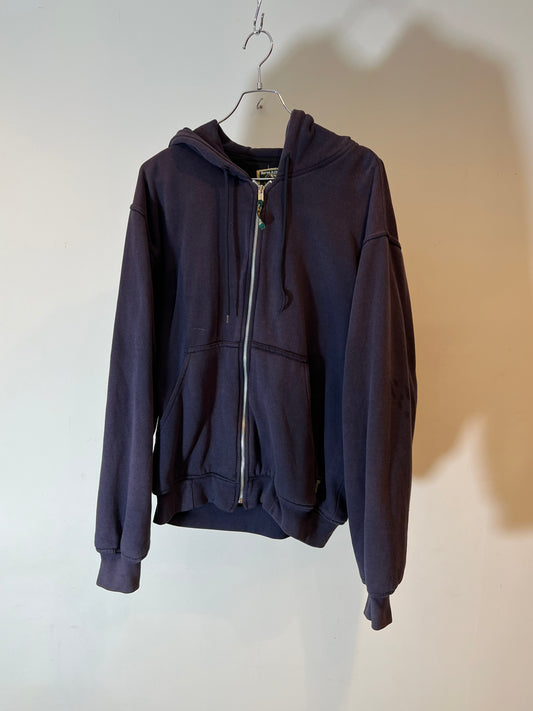 "Berne Apparel"Full Zip Hoodie Faded Navy