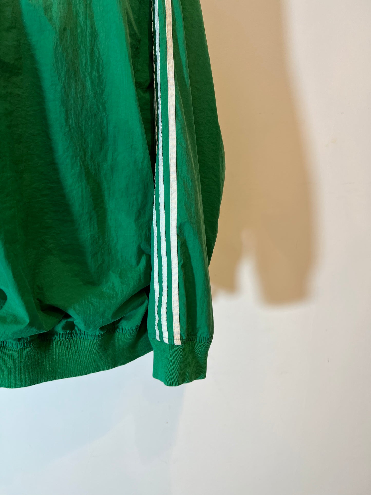 90's "adidas" Big Logo Nylon V-Neck Wind Pullover