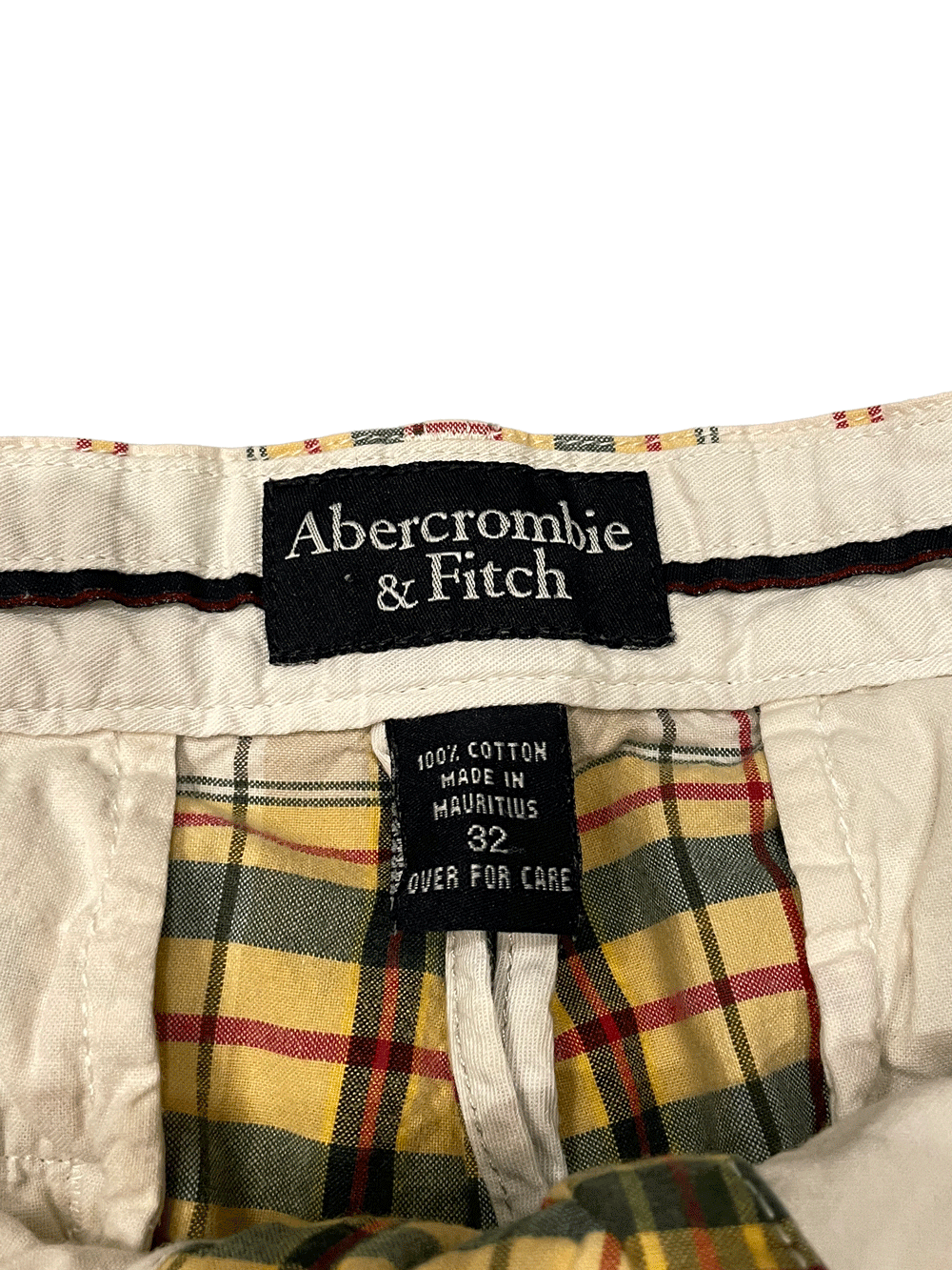 "Abercrombie&Fitch" Checker Cotton Pants