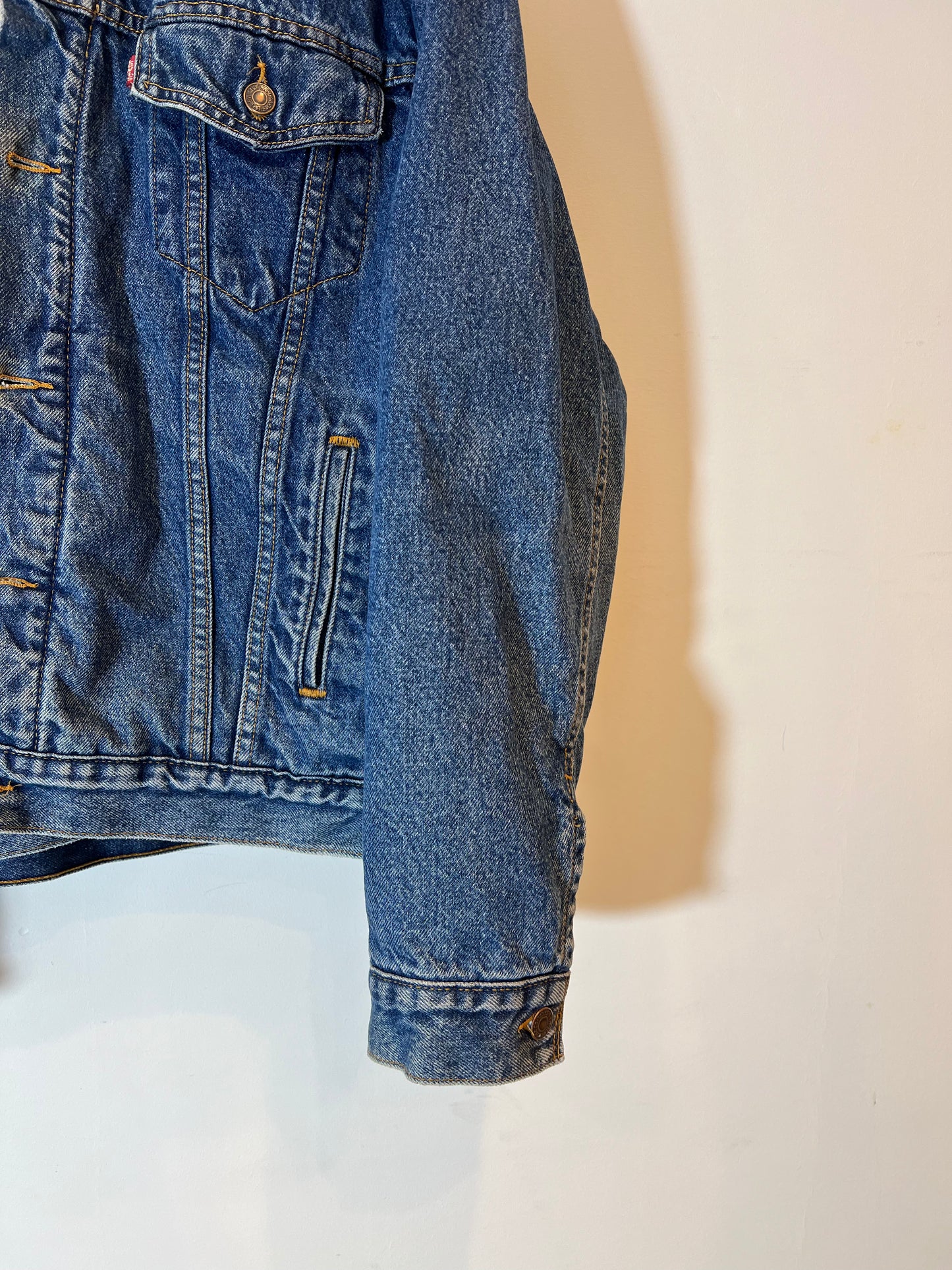 "Levi's" 70520-0315 Sherpa Lined Denim Trucker Jacket