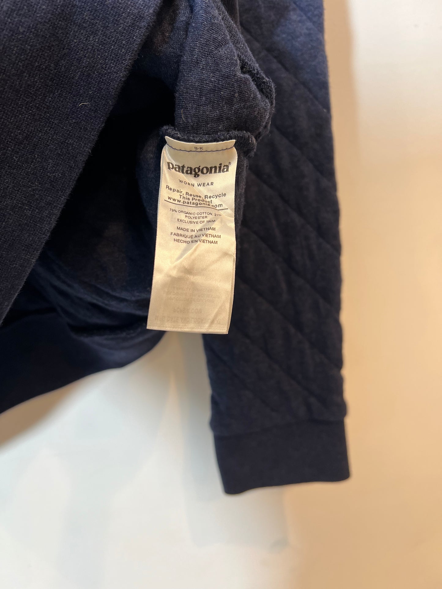 "Patagonia" Organic Cotton Quilted Snap-T Pullover
