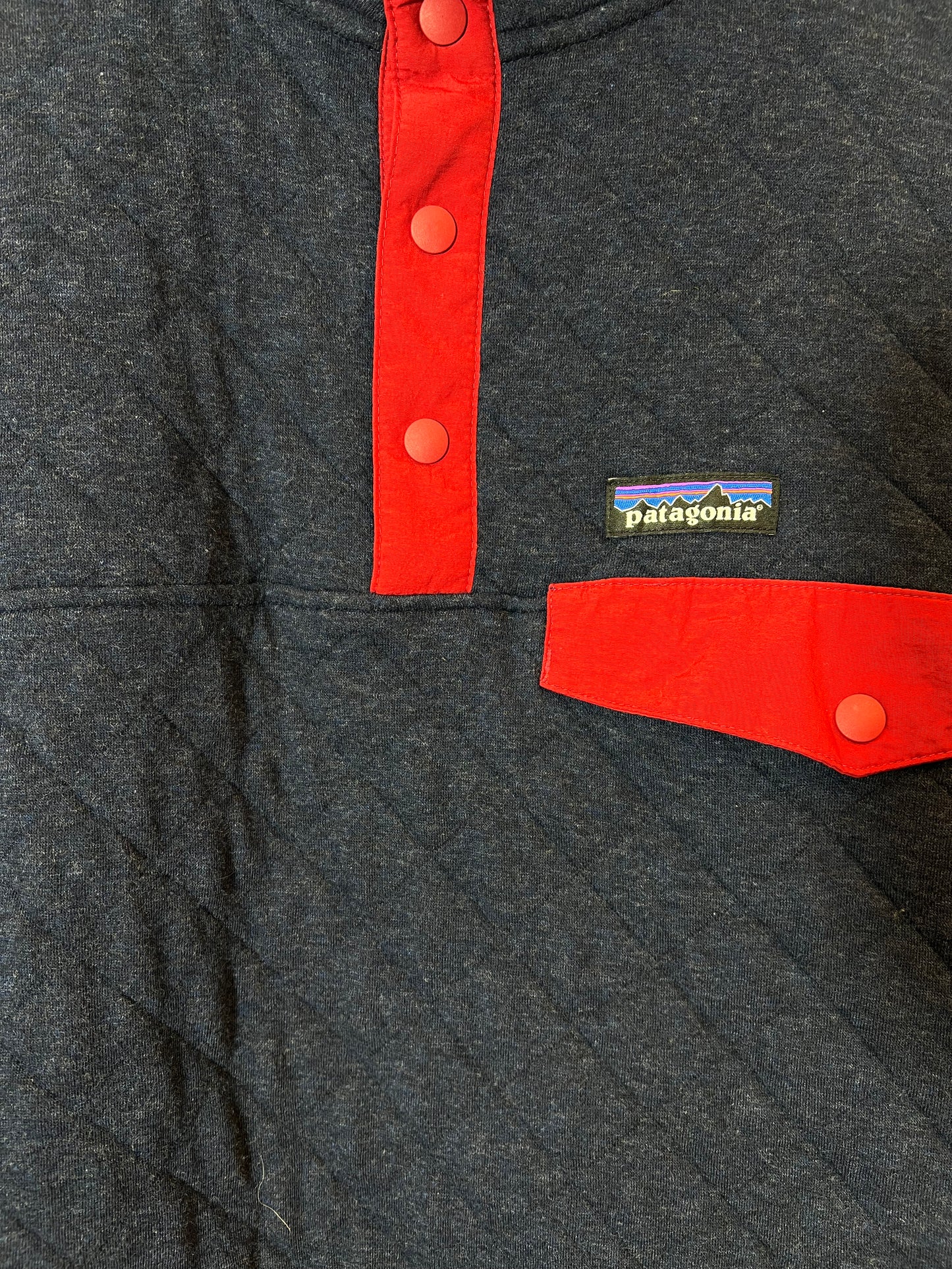 "Patagonia" Organic Cotton Quilted Snap-T Pullover