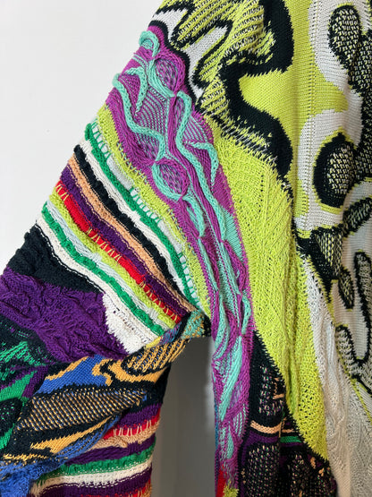 90's "COOGI" 3D Cotton Knit Sweater