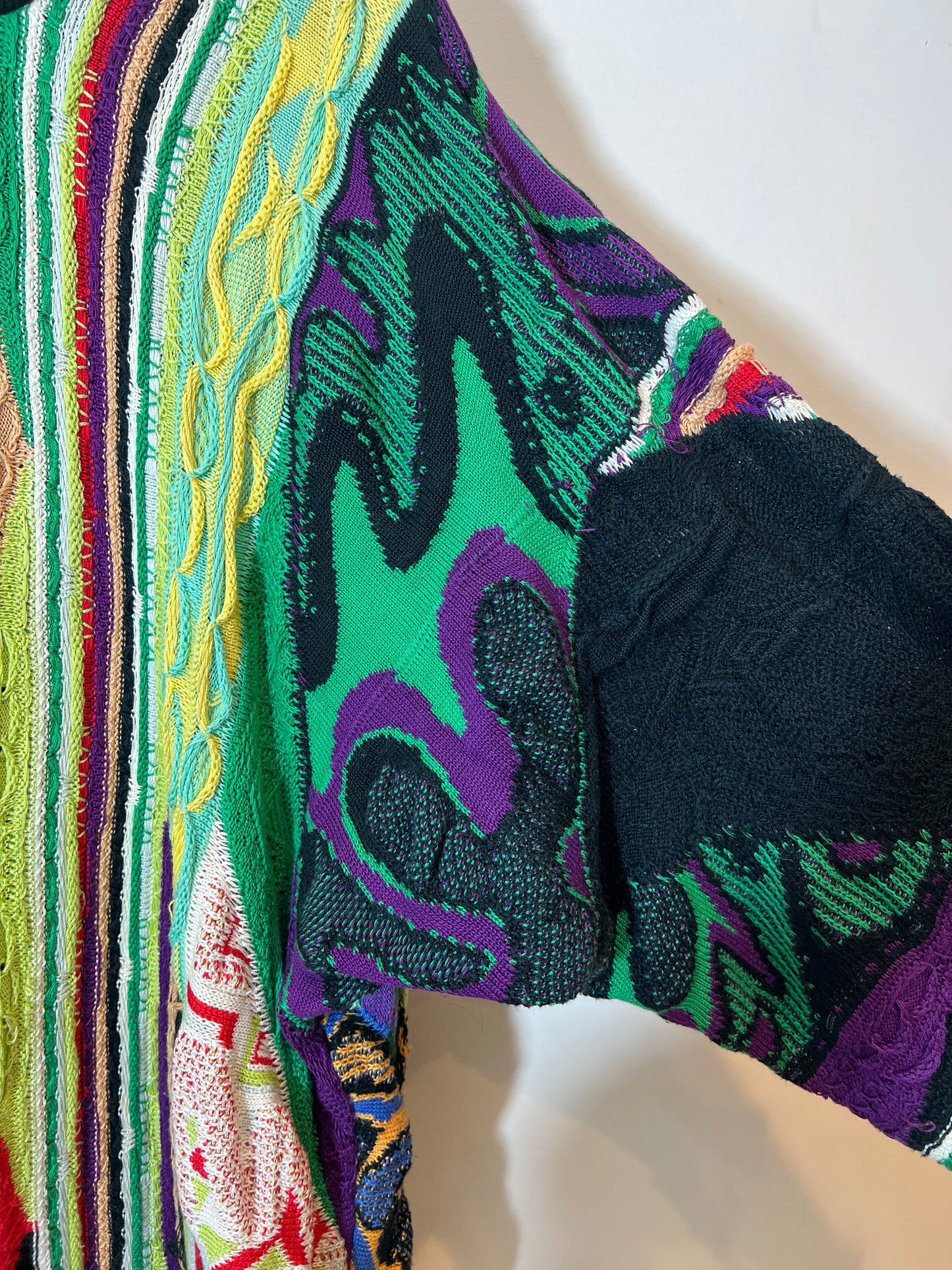 90's "COOGI" 3D Cotton Knit Sweater