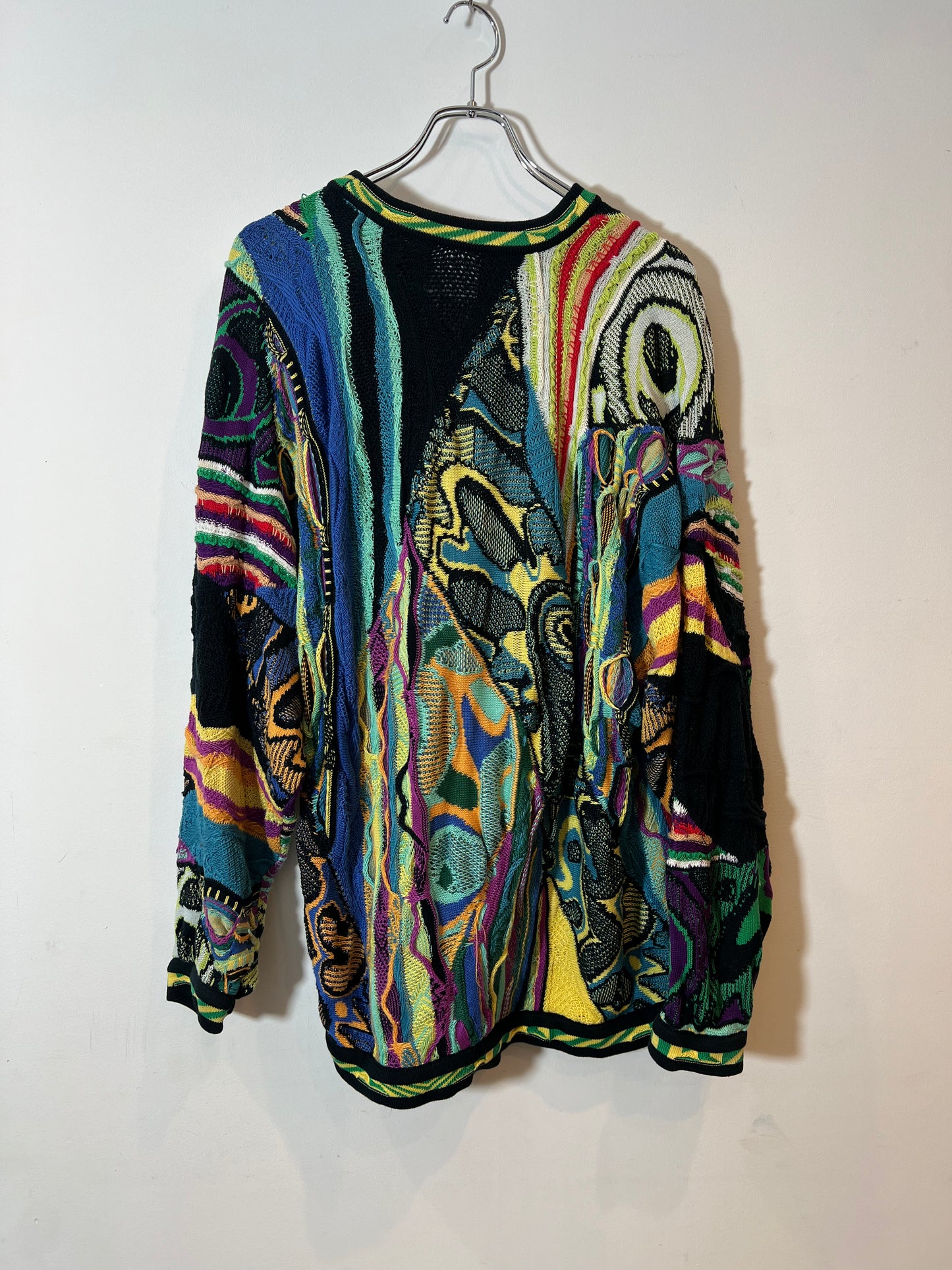 90's "COOGI" 3D Cotton Knit Sweater