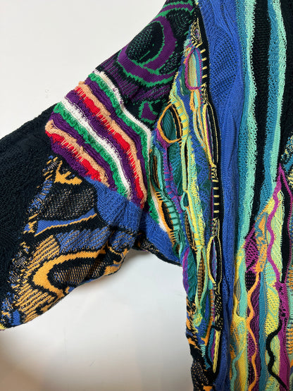 90's "COOGI" 3D Cotton Knit Sweater