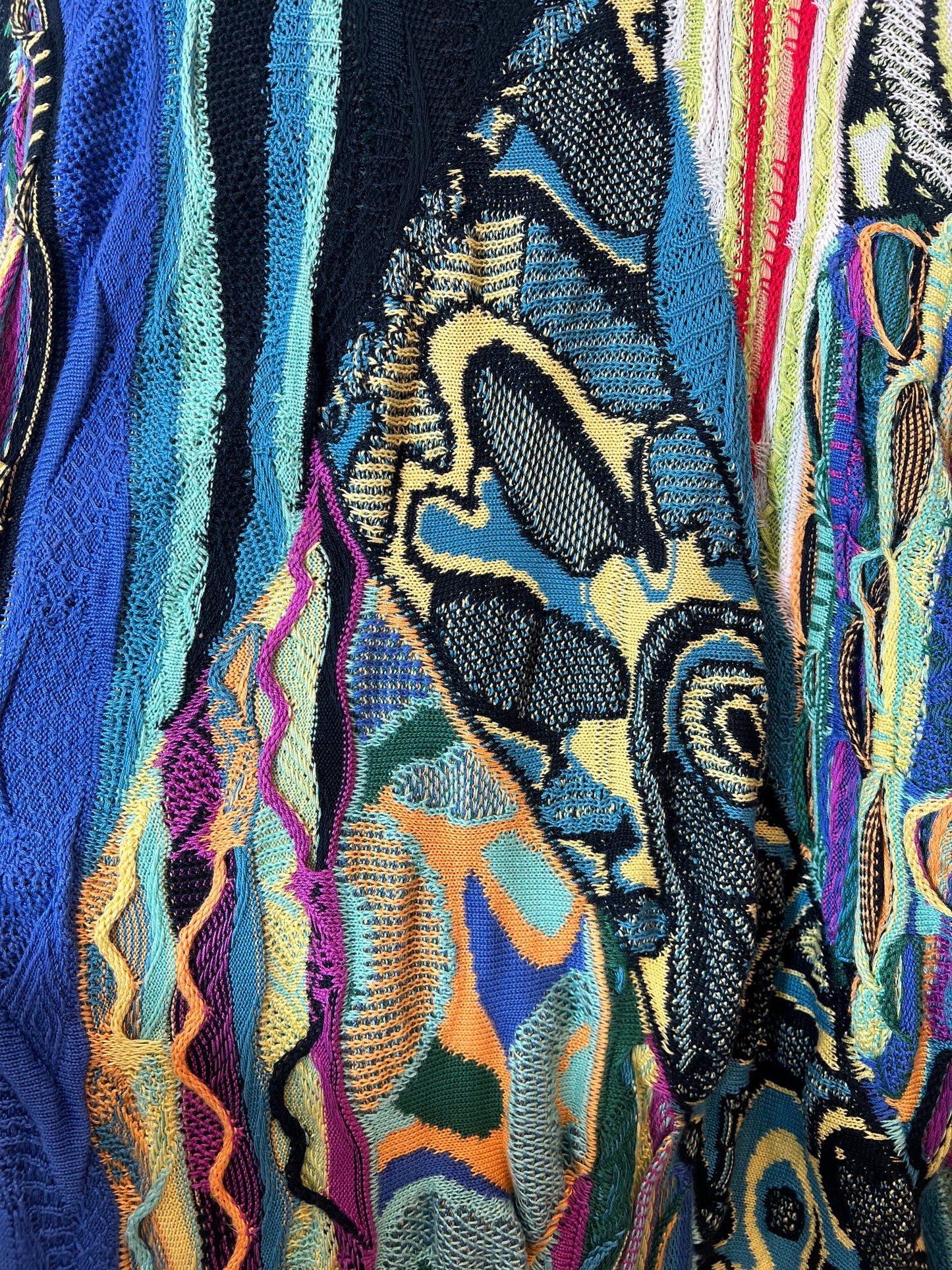 90's "COOGI" 3D Cotton Knit Sweater