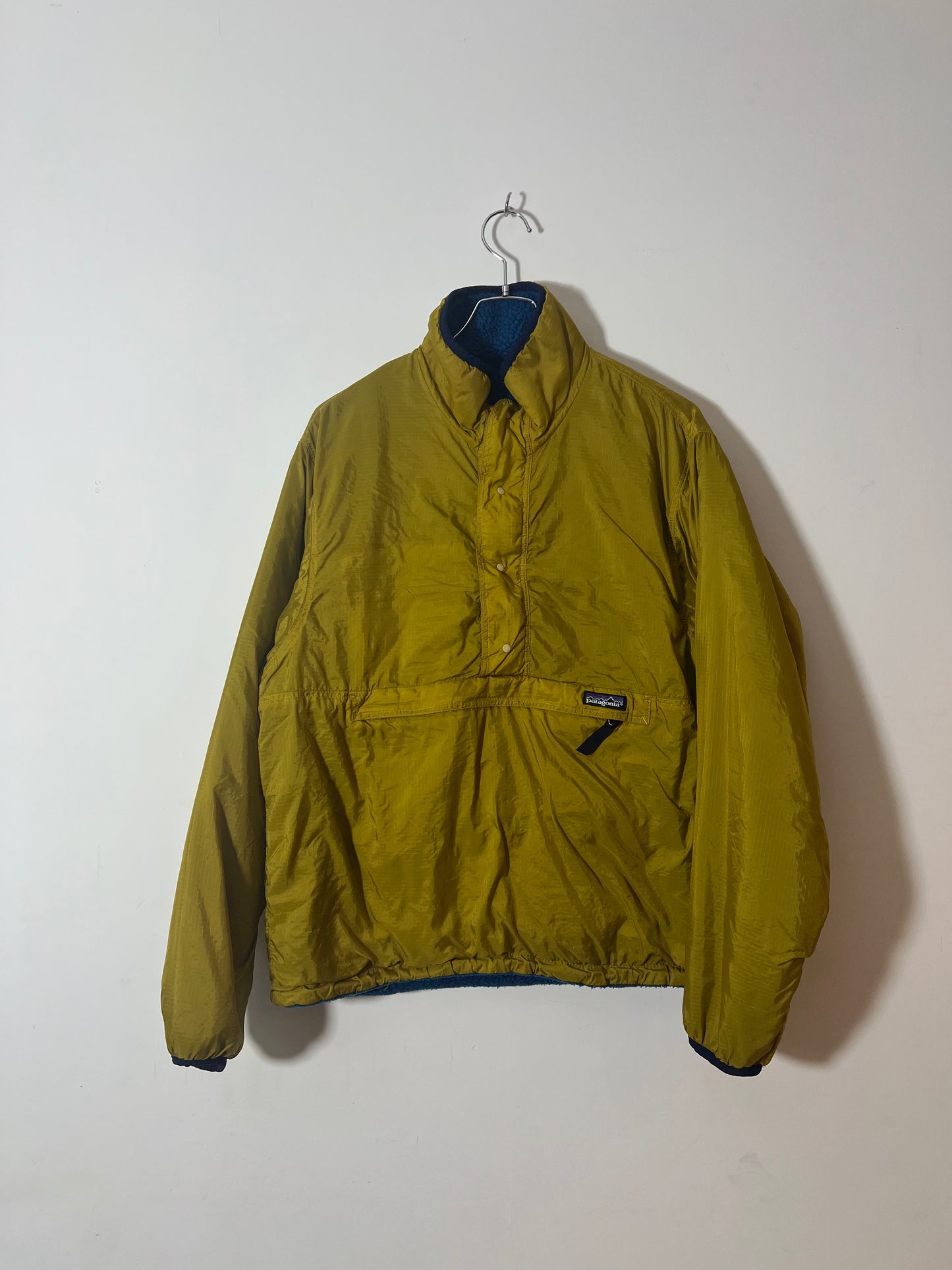 90's "Patagonia" USA Made Reversible Fleece Pullover Jacket