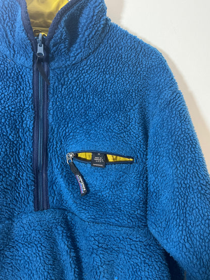 90's "Patagonia" USA Made Reversible Fleece Pullover Jacket