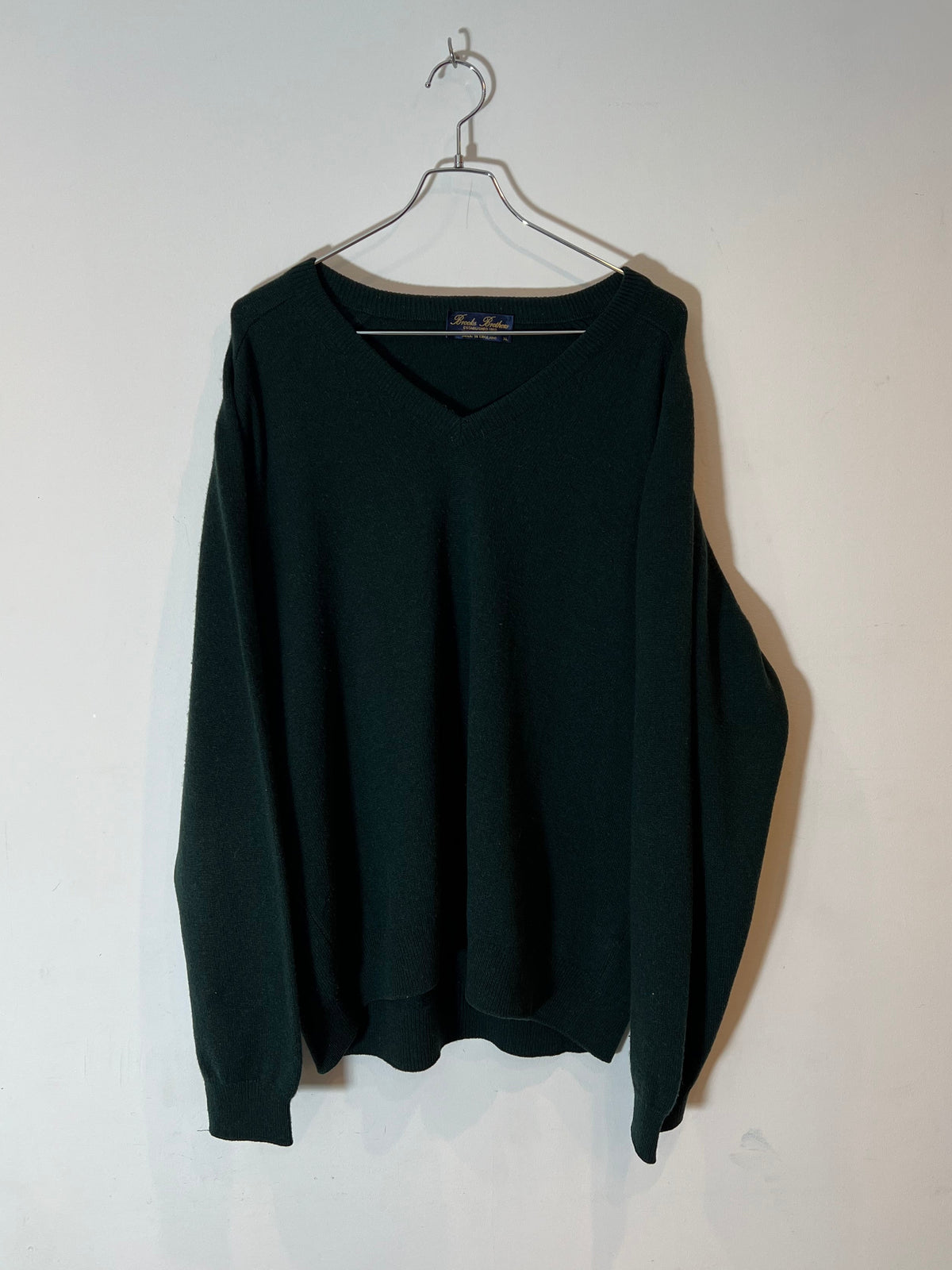 "Brooks Brothers"Lambswool Sweater Made in England