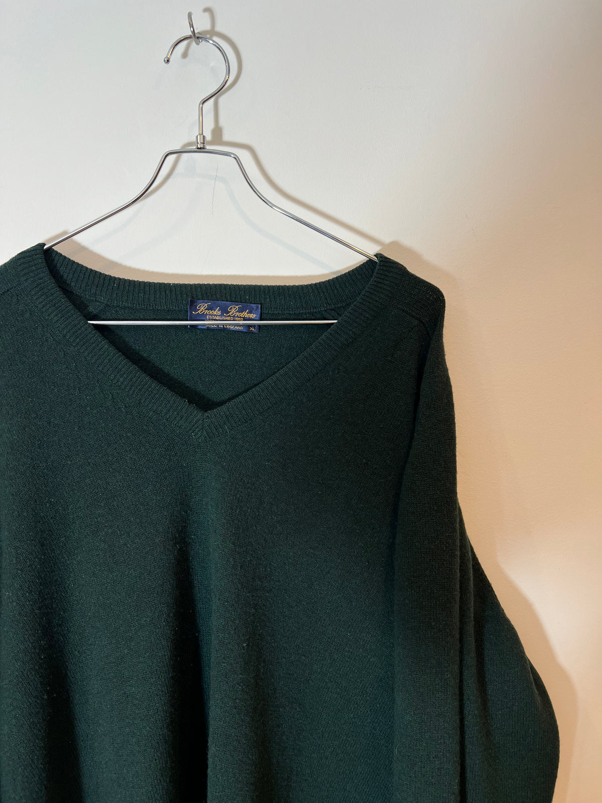 "Brooks Brothers"Lambswool Sweater Made in England