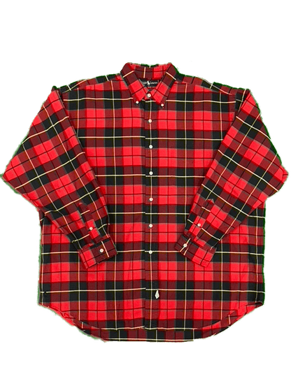 90's Ralph Lauren The Big Oxford L/S  CHECK SHIRT