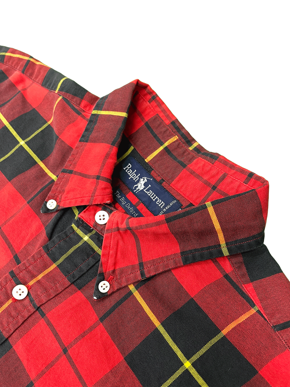 90's Ralph Lauren The Big Oxford L/S  CHECK SHIRT