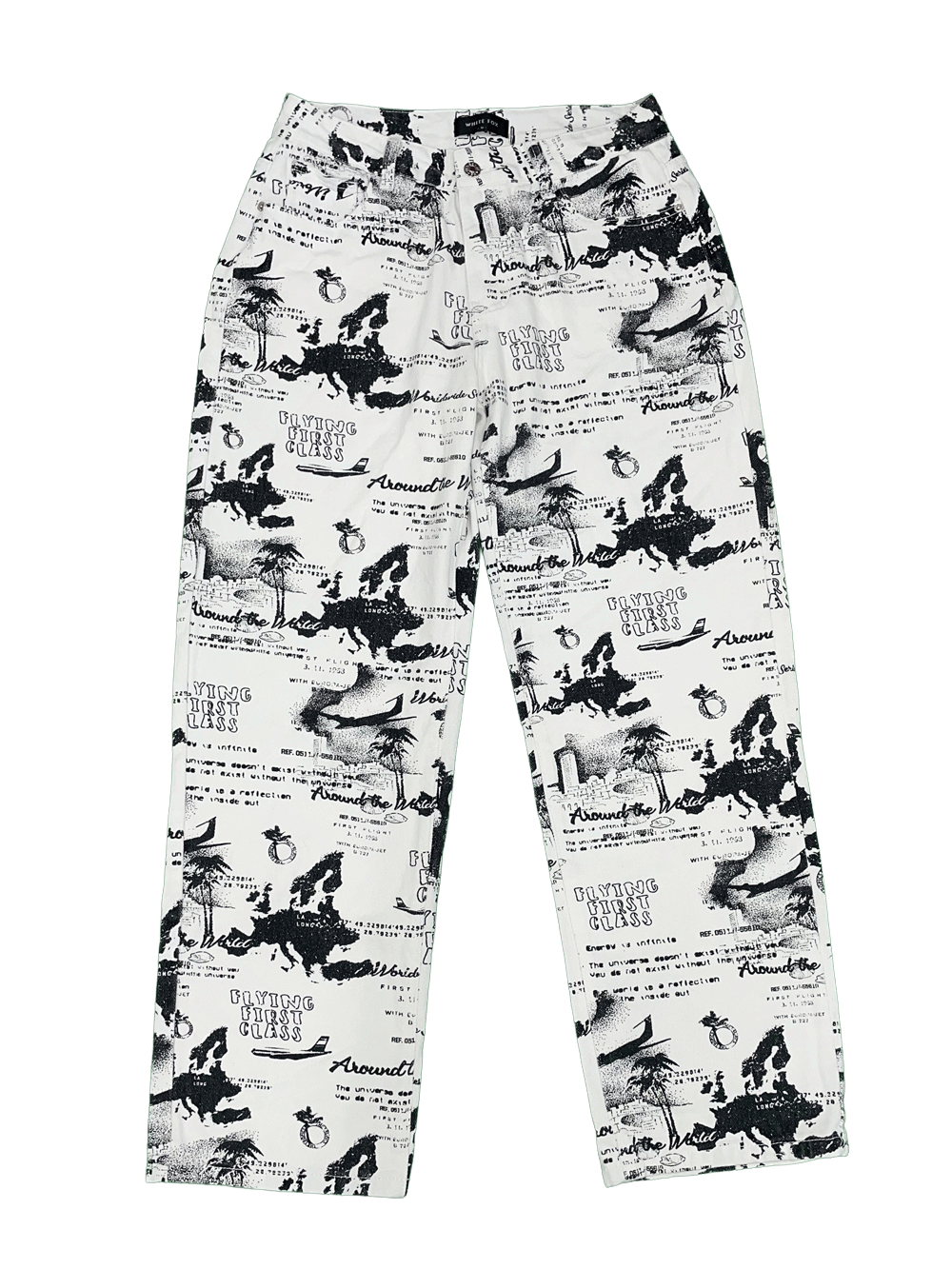 WHITE FOX  5POCKETS PANTS