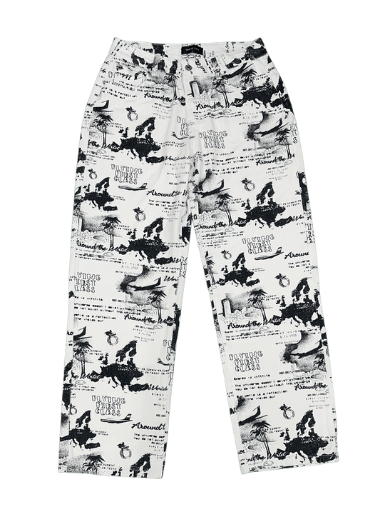 WHITE FOX  5POCKETS PANTS