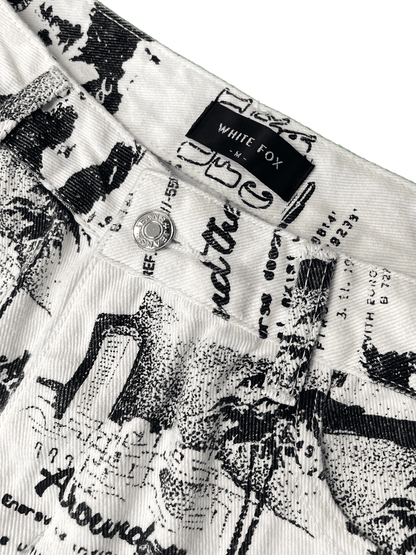 WHITE FOX  5POCKETS PANTS