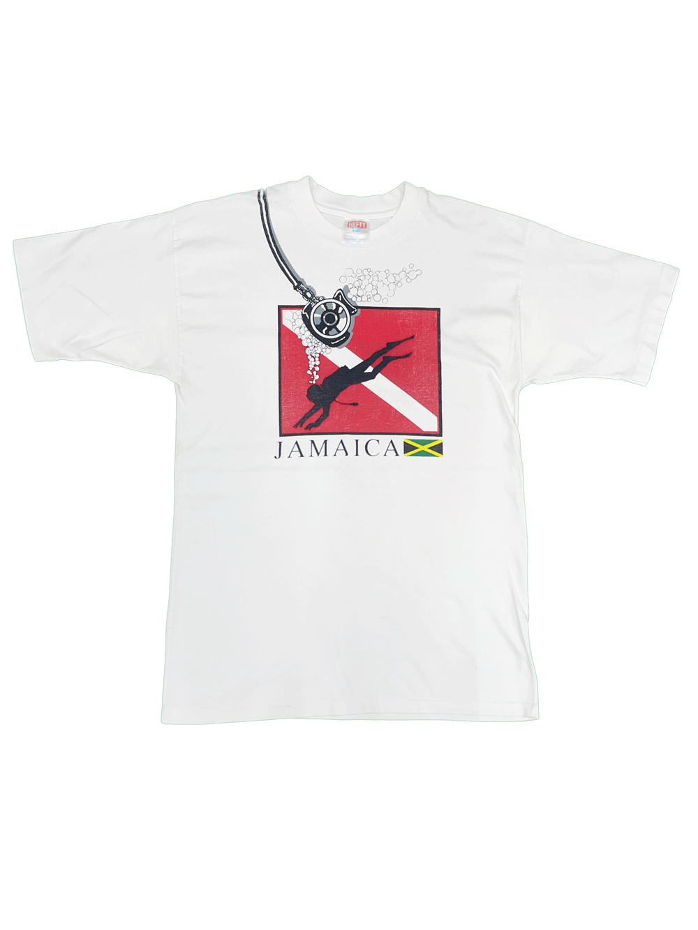 RED STRIPE LAGER BEER T-SHIRT Made in JAMAICA