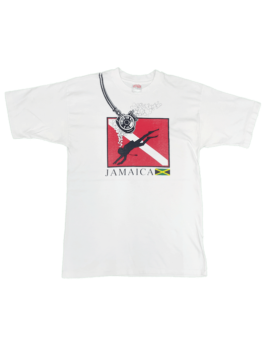 RED STRIPE LAGER BEER T-SHIRT Made in JAMAICA